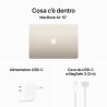 APPLE Apple MacBook MC9K4T/A Air 15: Chip M3 con CPU 8-core e GPU 10-core, 512GB SSD - Galassia