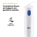 Braun Braun Frullatore ad Immersione MultiQuick 1 450W Bianco