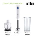 Braun Braun Frullatore ad Immersione MultiQuick 1 450W Bianco