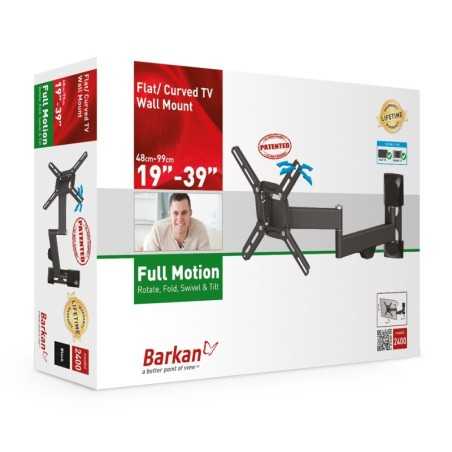Barkan Barkan Mounting Systems WH 2400 Supporto TV 19 Nero