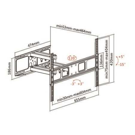 Munari Munari SP 350 Nero 75 x 75 mm 600 x 400 mm