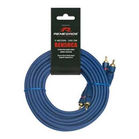 Renegade Renegade REN5RCA Cavo RCA Maschio 5m Blu