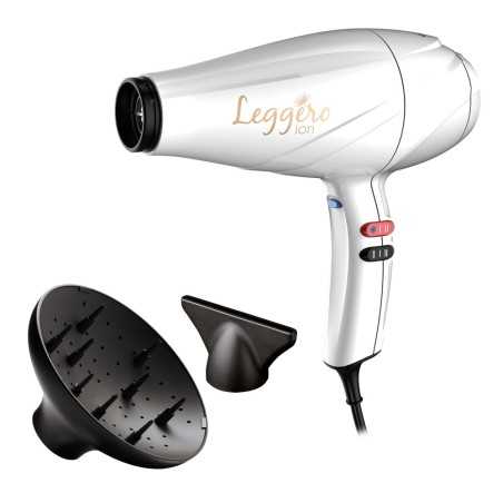 GA.MA GA.MA GH2002 Asciugacapelli Leggero Ion 2400 W Bianco